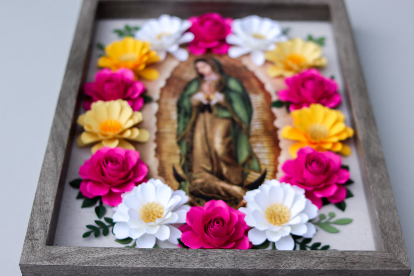 Virgen de Guadalupe Shadowbox - Spring