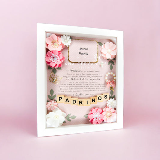 Baptism Proposal Shadowbox - Will you be my Godparents?