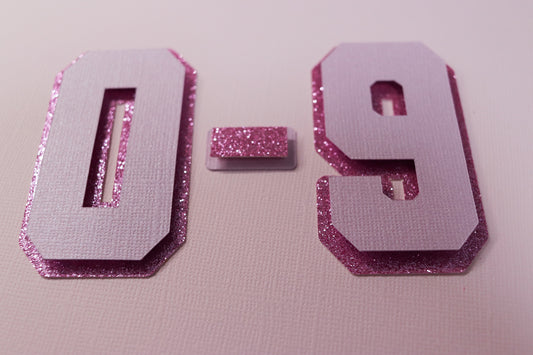 PREORDER MID MARCH - 2" Varsity Numbers 0–9 Bundle – Wooden Die Set