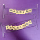 Baptism Proposal Scrabble Tile Positioning Stencil Set (2 Pieces)
