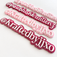 Custom 2-Layer Business Watermark / Name Plate