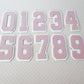 READY TO SHIP - 2" Varsity Numbers 0–9 Bundle – Wooden Die Set