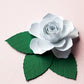 PREORDER – 2" Embossed Rose Leaves Wooden Die