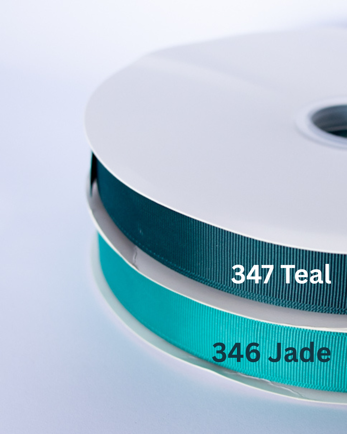 7/8” Grossgrain Ribbon - 100 yards (Teals)