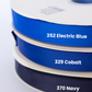7/8” Grossgrain Ribbon - 100 yards (Dark Blues)