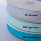 7/8” Grossgrain Ribbon - 100 yards (Light Blues)