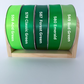 1.5” Satin Double-Faced Ribbon - 100 yards (Greens)