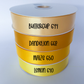 1.5” Satin Double-Faced Ribbon - 100 yards (Yellows)