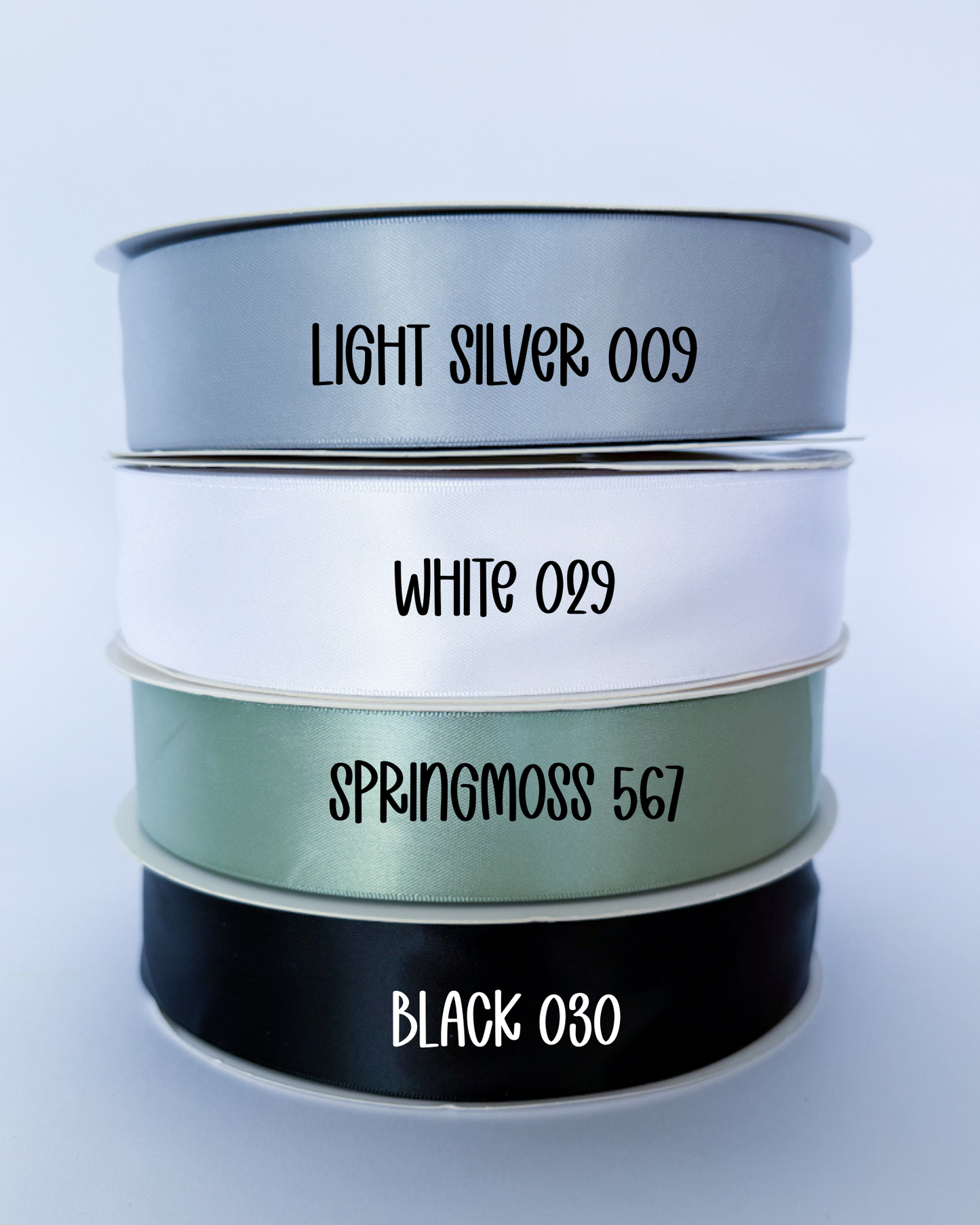 1.5” Satin Double-Faced Ribbon - 100 yards (Shades)