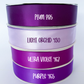 1.5” Satin Double-Faced Ribbon - 100 yards (Purples)