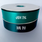 1.5” Satin Double-Faced Ribbon - 100 yards (Teals)