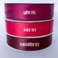 1.5” Satin Double-Faced Ribbon - 100 yards (Reds)