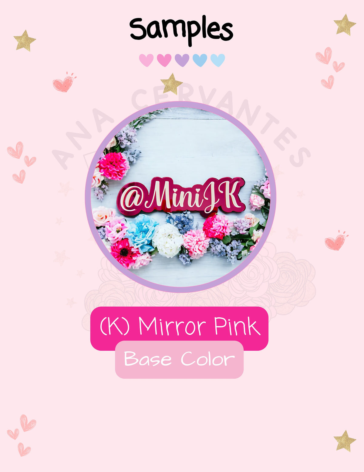 Custom 2-Layer Business Watermark / Name Plate