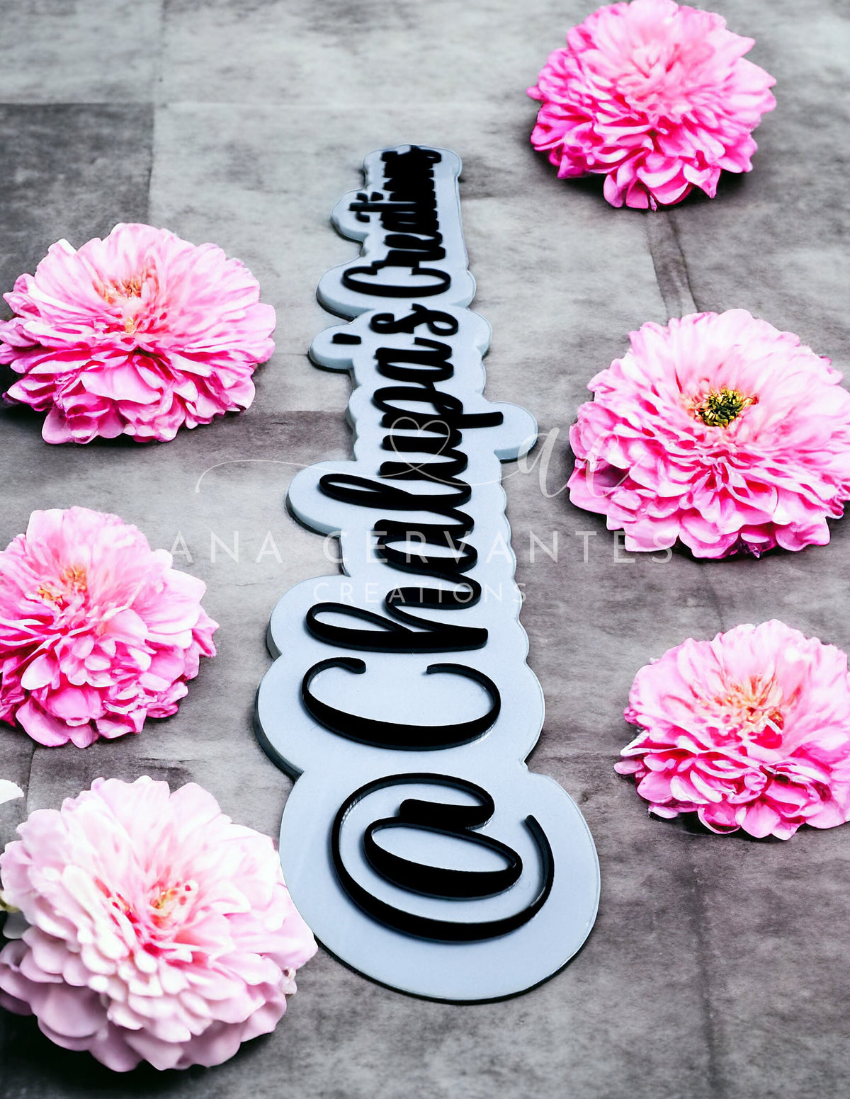 Custom 2-Layer Business Watermark / Name Plate